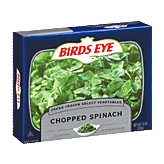 Birds Eye  chopped spinach Left Picture